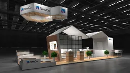 20x50 Île booth design by Reaction Space
